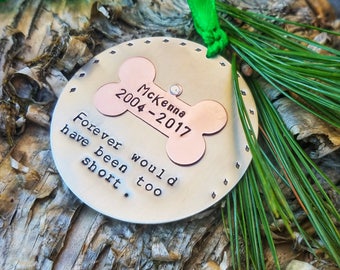 Dog Memorial Christmas Ornament - Pet Memorial Ornament - Pet Christmas Ornament - Dog Rememberance Ornament - Pet Ornament - Dog