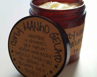 Curly MANGO Gelato, Nut-Free (6 oz)