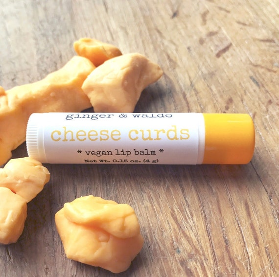 Cheese Curds Lip Balm Cheese Lip Balm Vegan Lip Balm