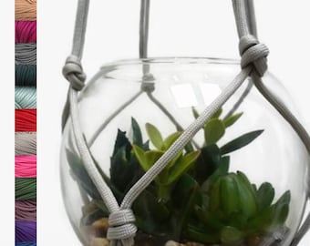 Medium/Large Macrame Plant Hanger Various Colours / Hanging Macrame Planter