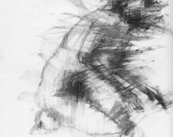 Haunting Fine Art Figure Drawing, No. 69