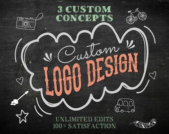 Logo Design Custom, Logo Design, Custom Logo Design, Vintage logo, Custom logo, Business Logo, Photography Logo, Whimsical Logo, Retro Logo