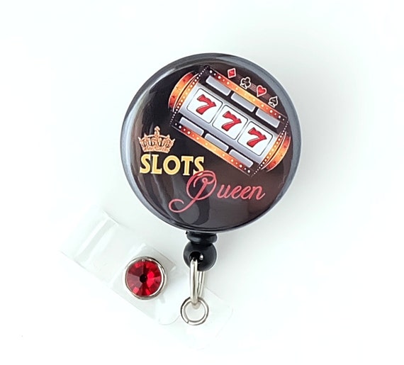 Slots Queen Casino Reward Card Holder Lucky Lanyard Las