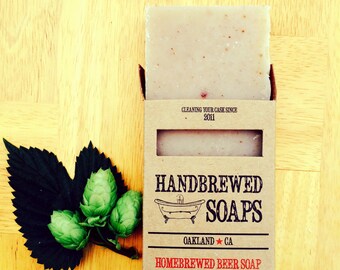 Beer Soap- Get Some IPA Homebrewed Beer Soap - Beer Lover, Hops Lover, Gift for Him, Stocking Stuffer