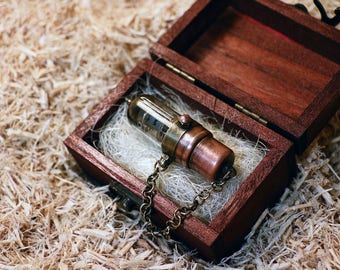Handmade Steampunk Modification 64GB USB 3.0 Flash Drive Stick COPPER Mod Gadget Pentode Tube