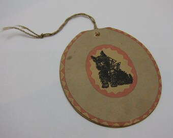 Scotty Dog Scorecard, Vintage Tally Card, Used, 1950s