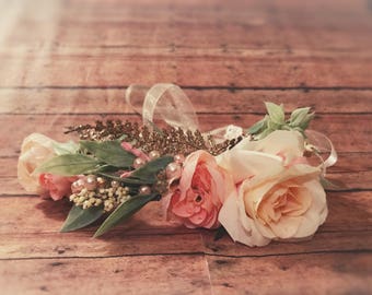 Child/Adult Embellished Flower Crown Halo