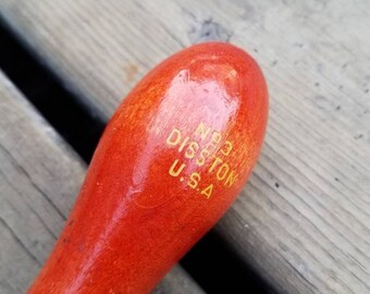 Disston File Handle with Polish made Bastard File // Hand File // Hand Tool // Fathers Day // Disston Saws // Carpentry