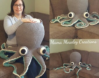Huge crochet octopus pattern