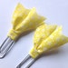Yellow planner clips, Floral Bias tape bible clip, set of 2 Colorful paper clip book page marker planner acessory, fabric teacher gift pc57