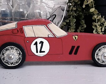 Child room wooden classic car model