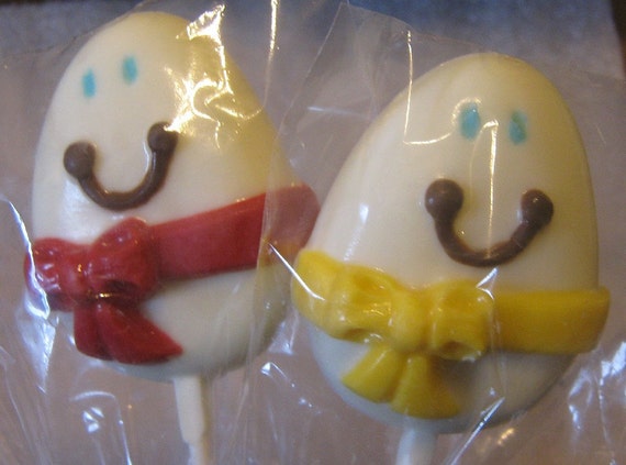 Adorable egg lollipop sucker Easter Humpty Dumpty