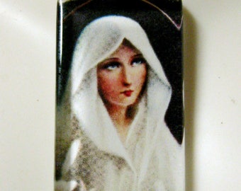 Virgin Mary pendant with chain - GP01-322
