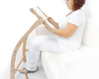 NEW! Machine embroidery, floor standing machine, natural beech, Russia