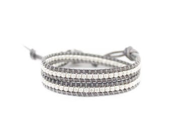 Silver Mist 2 Wrap Bracelet