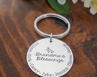 Grandma Key Chain | Grandmas Blessings Gift | Gift For Grandma | Grandmother Gift | Grandma Keychain | Gifts For Grandma | Grandmother Gift