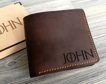 Game of Thrones Wallet Groomsmen Gift Mens Wallet Game of Thrones Gift for Men Personalized Wallets for Men Leather Wallet Boyfriend Gift