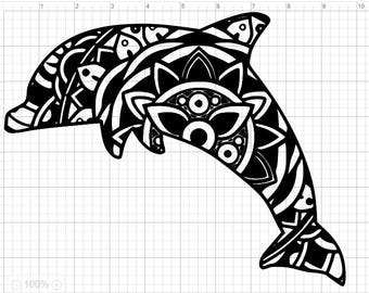 Free Free Dolphin Mandala Svg Free 508 SVG PNG EPS DXF File