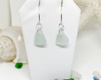 Sea Glass Earrings, Beach Glass Jewelry, Beach Earrings, Lake Erie Beach Glass, Seaglass Jewelry, Sea Glass, Seaglass, Beach Gift for Mom