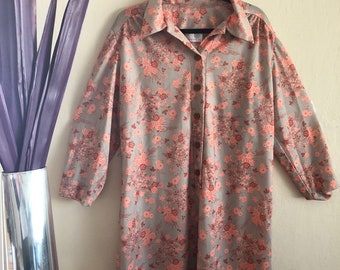 the acid dress - super 70s plus size vintage - SZ 20/22/24