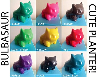 High Quality Bulbasaur Planter. Pokemon Planter - Pokkén Tournament DX - Oddish Planter - Geeky Planter - Game Room - Pokemon Gifts - Geeky