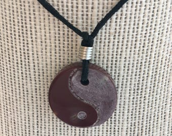 carved, yin yang, gemstone pendant, jewelry supply, natural stone, jewelry, boho, necklace