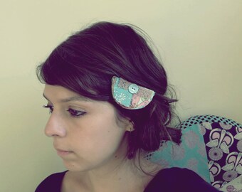 Barrette clip umbrella Liberty with Pearly button