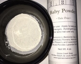All Natural *Talc Free* Herbal Baby Powder