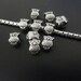10pcs OWL charm, bead, 925 Sterling silver plated, Antique Silver Tone High Quality, Made in Europe, ZM346