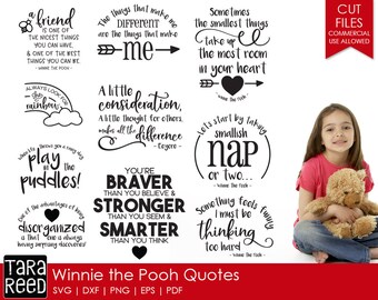 Winnie the Pooh Quotes svg / Winnie the Pooh Quotes / Winnie the Pooh svg / svg files / svg bundle / svg for Cricut / svg for Silhouette
