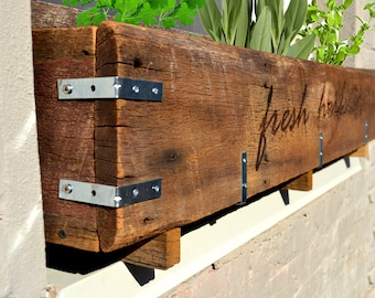 Rustic Window Planter Box