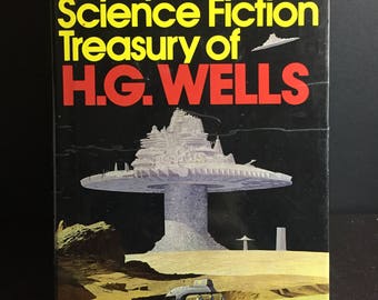 The Complete Science Fiction Treasury of H.G. Wells 7 Novels Hardcover w/DJ 1978