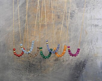 Necklace plated gold good luck - the precious minijoaillerie Collection