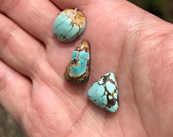 Natural Sky Cloud Turquoise Cabochon