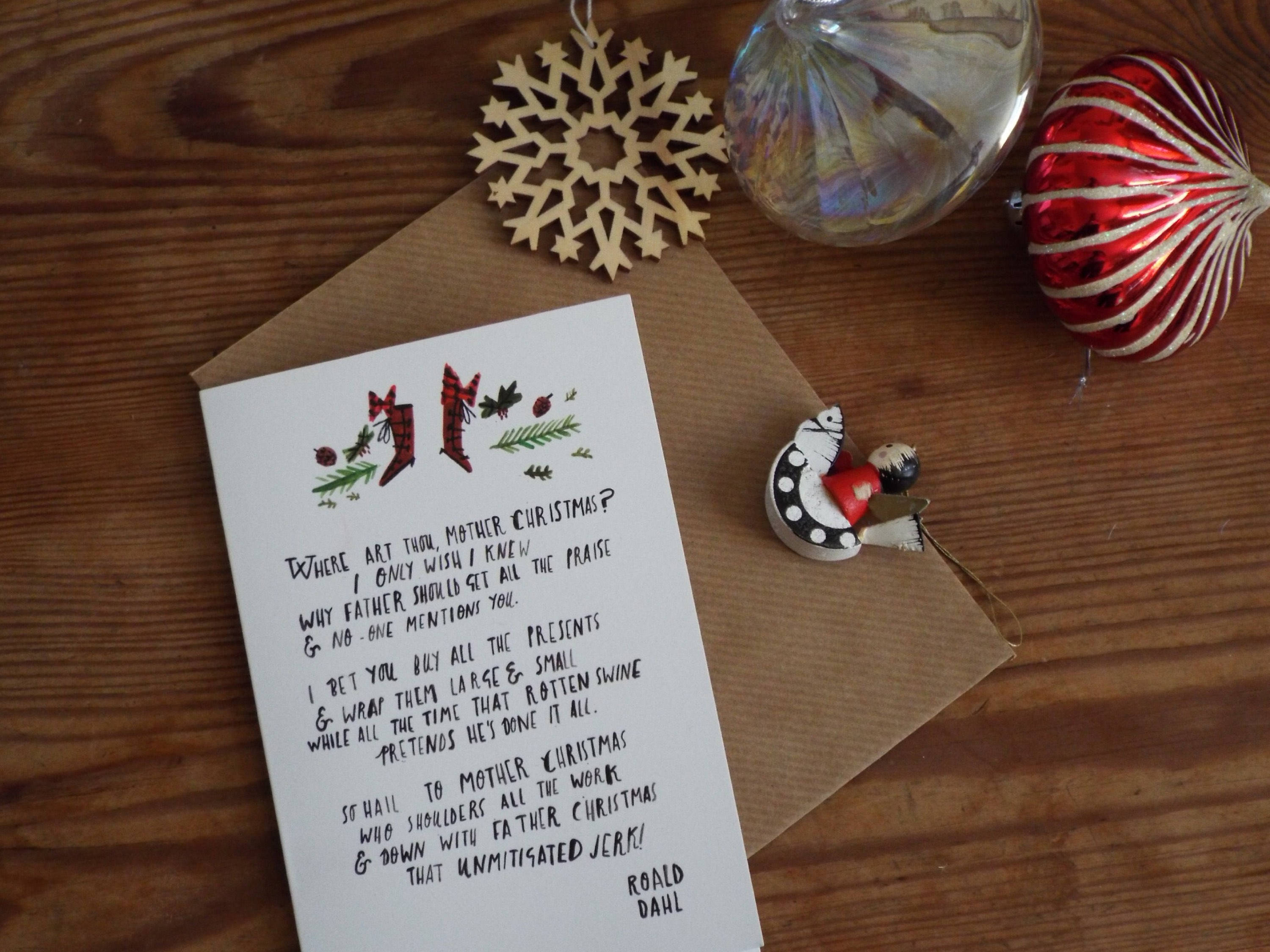 NEW// Mother Christmas Card