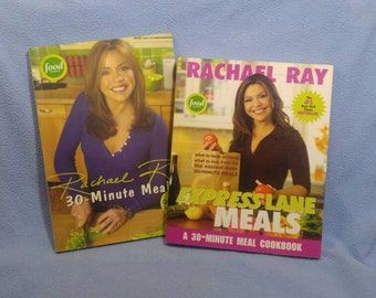 SALE! 2 Rachael Ray Cook Books~ 30-Minute Meals & Express Lane Meals (was 8.00)