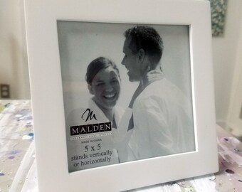 White 5x5 Frame by Malden