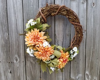 w0129 - Flowers and Vines - Size: 18 inches