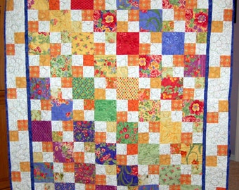 Springtime Four Patch for a Lucky Girl