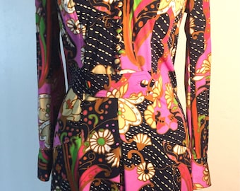 Vintage ' 60 mod dress tailoring dress
