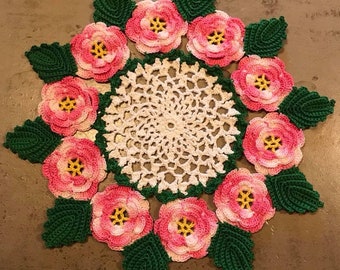 Floral doily