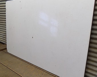 40 x 25 Black & White Porcelain Table Top Kitchen Cupboard Hoosier Enamel x, Vintage Kitchen, Porcelain Table Top, Retro Kitchen Decor