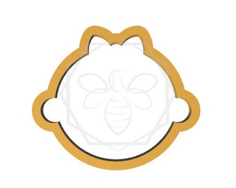 Jillbeesz Baby Girl Face Cookie Cutter