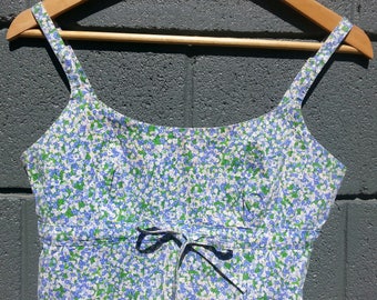 Floral Vintage Crop Top