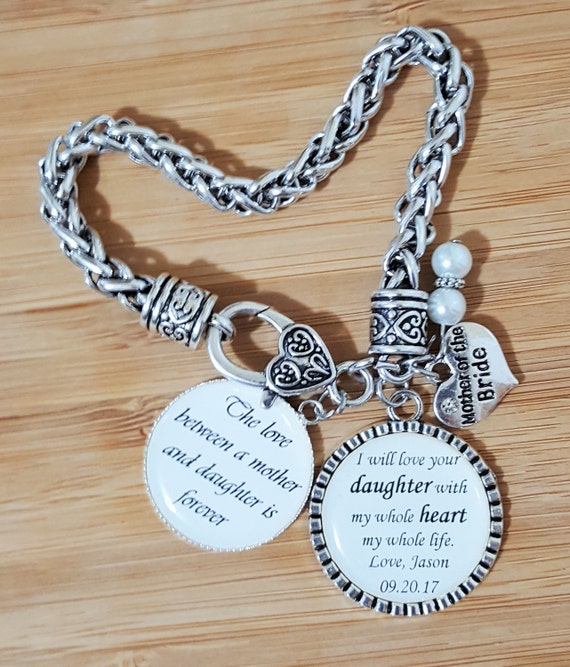 Mother of the Bride Gift Mother of the Bride Bracelet Wedding Gifts for Mother in Law Mother in Law Bracelet Mother in Law Gift