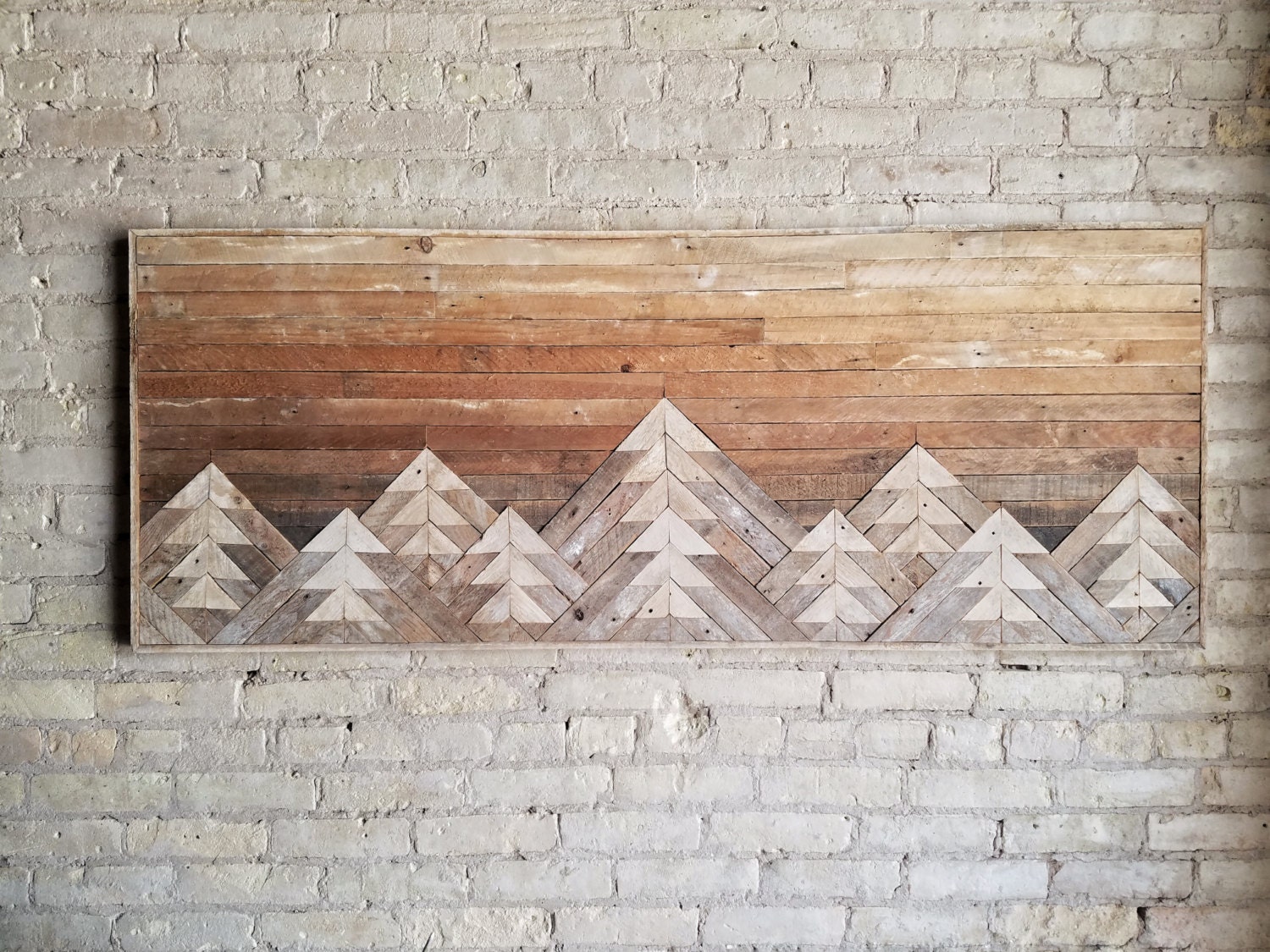 Reclaimed Wood Wall Art | Wall Decor | Wood Art | Queen Headboard