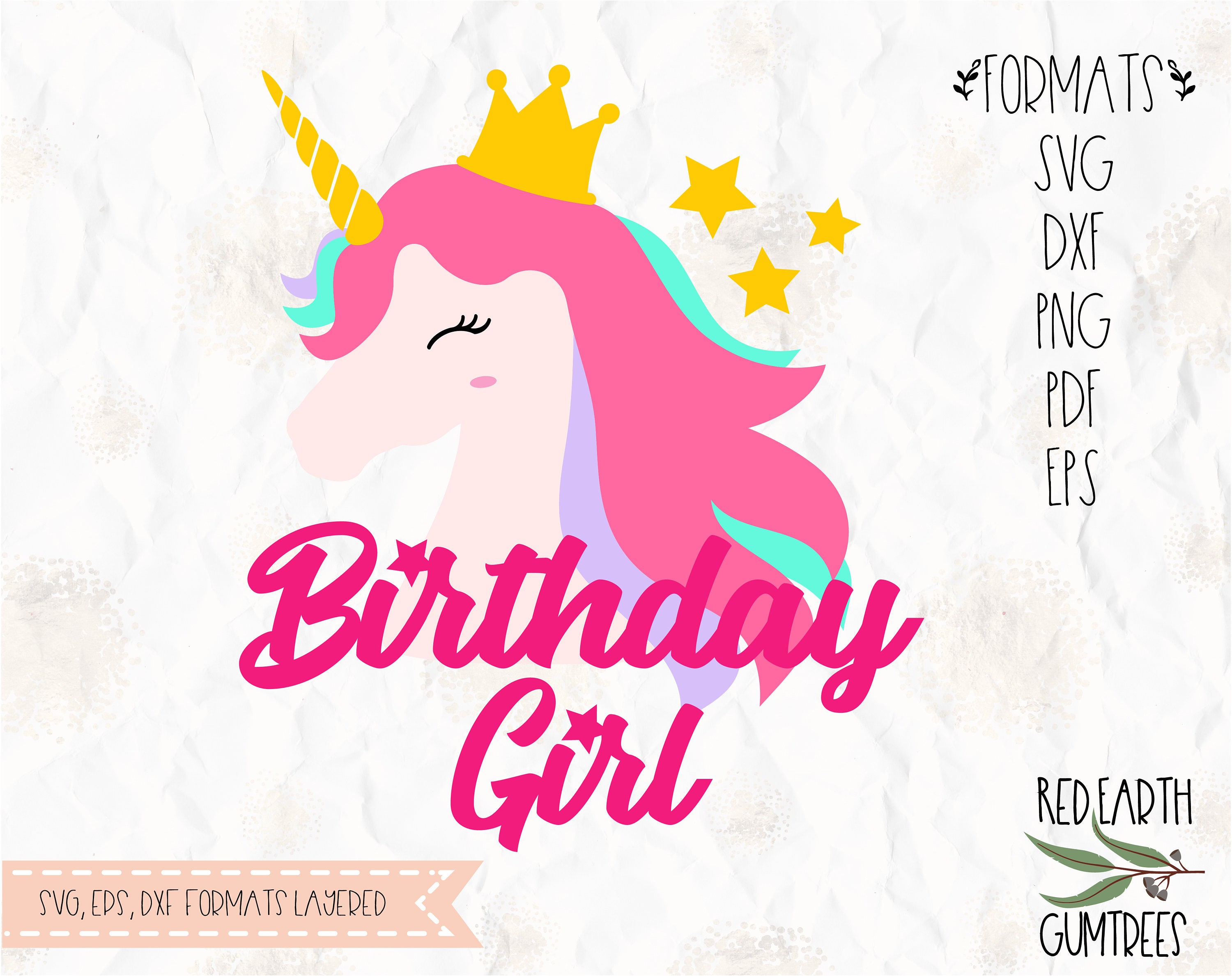 Download Unicorn birthday girl t shirt design unicorn lashes SVG PNG