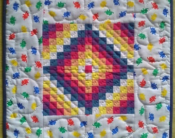 Miniature Quilt - Sunshine and Shadow