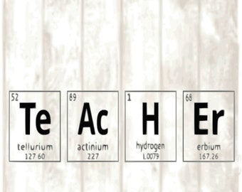 Teacher, Periodic Table, Squad goals , SVG, PNG, EPS, Dxf Digital files only, Cricut, Silhouette, Science