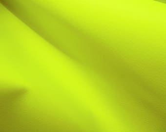 Neon Leather 12"x12"Yellow PIGSKIN, thin, but firm 2-2.5 oz / 0.8-1 mm PeggySueAlso™ E2831-01